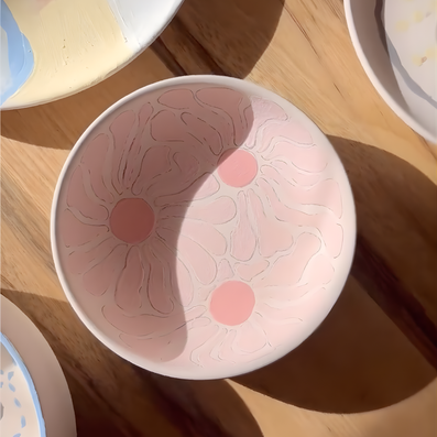 Bol en céramique peint