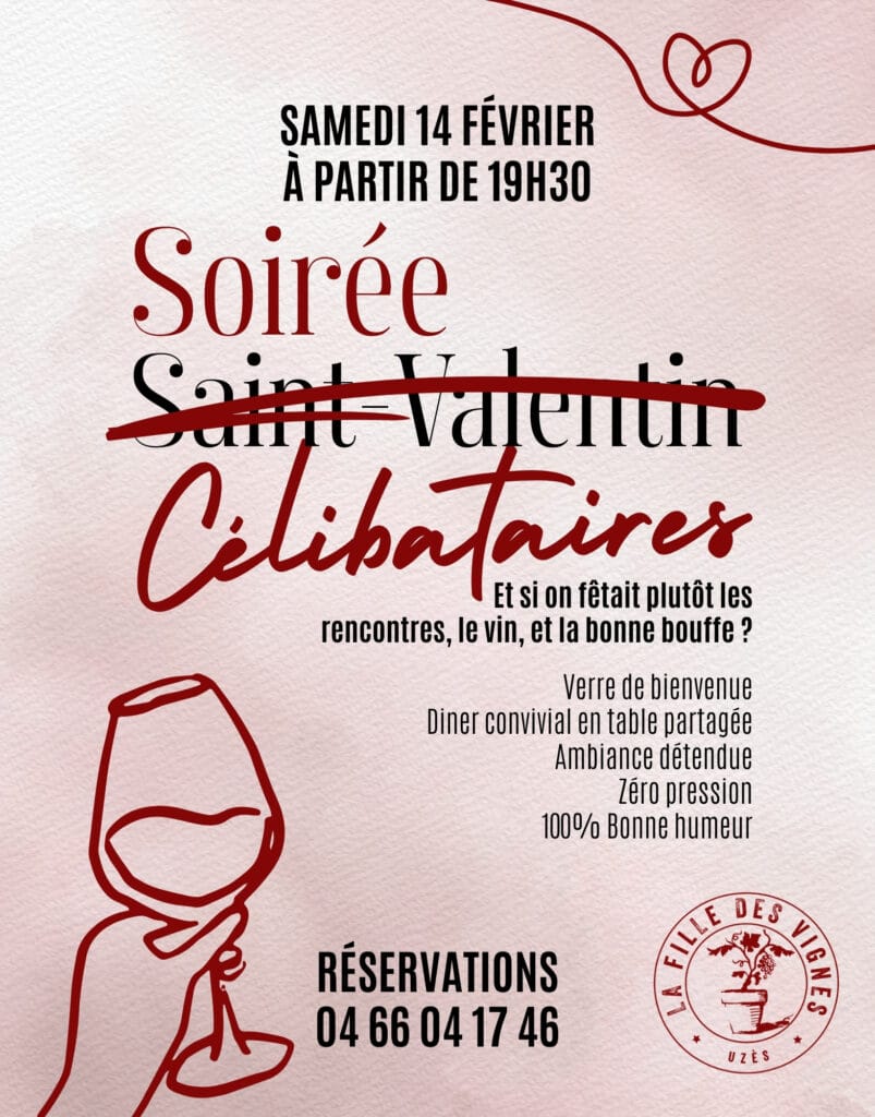 Affiche Soirée Saint-Valentin
