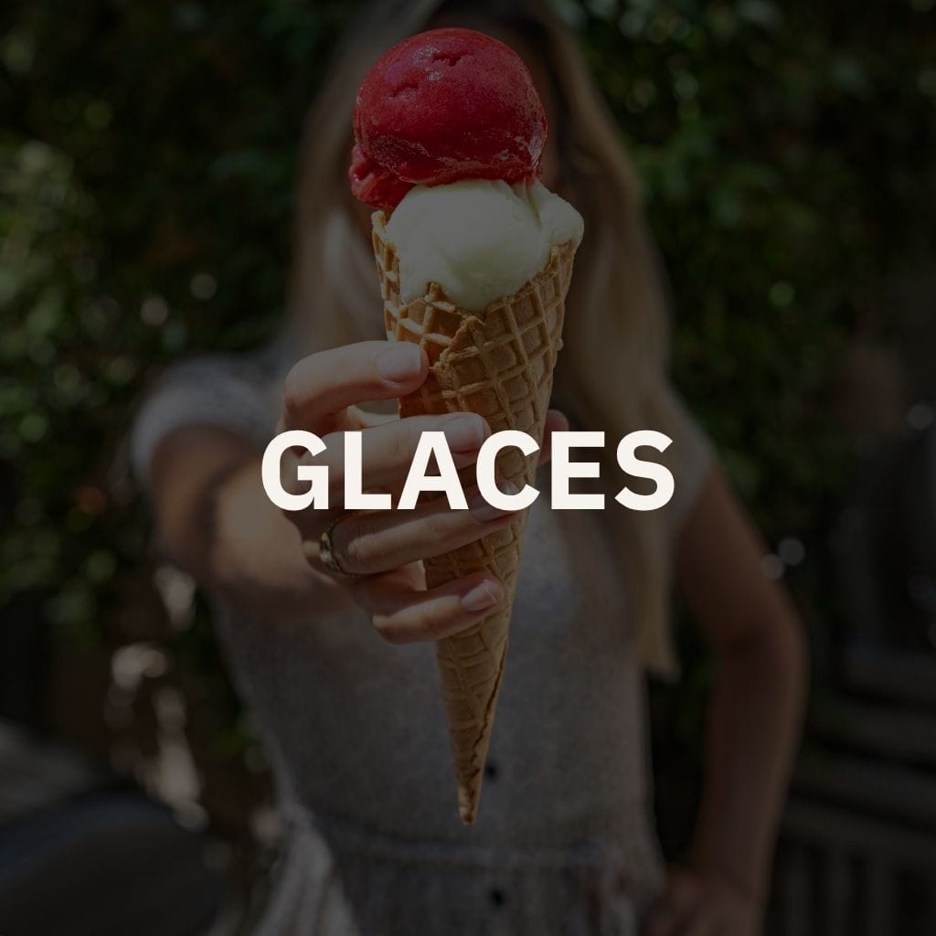Glace du restaurant La Fille des Vignes à Uzès